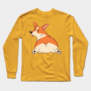 Cute Corgi Dog Long Sleeve T-Shirt